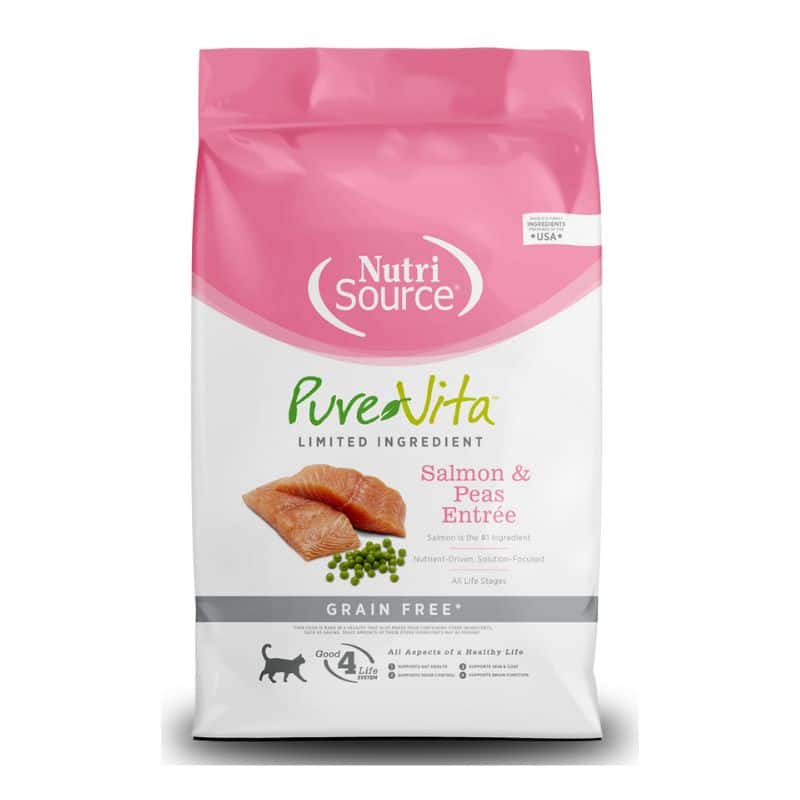 NUTRISOURCE - Pure Vita Grain Free Salmon & Peas Entrée