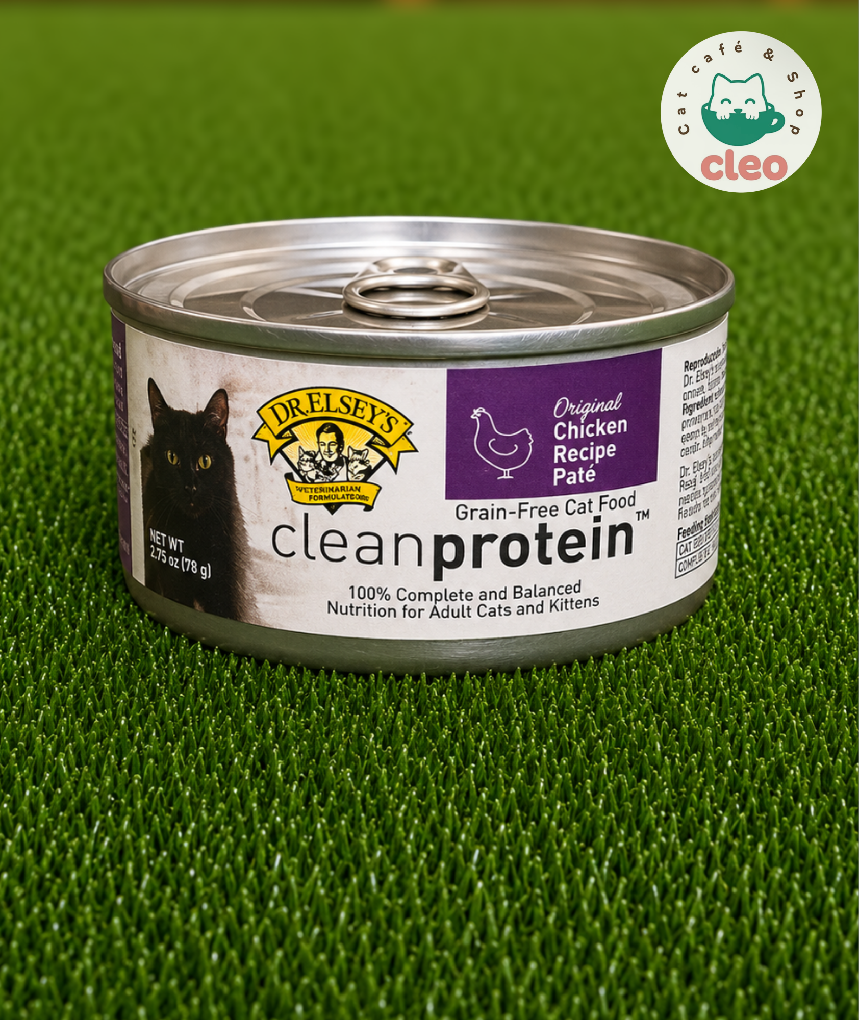 Dr. Elsey’s cleanprotein Original Chicken Recipe Paté 78 g | Comida Húmeda Grain Free Rica en Proteína