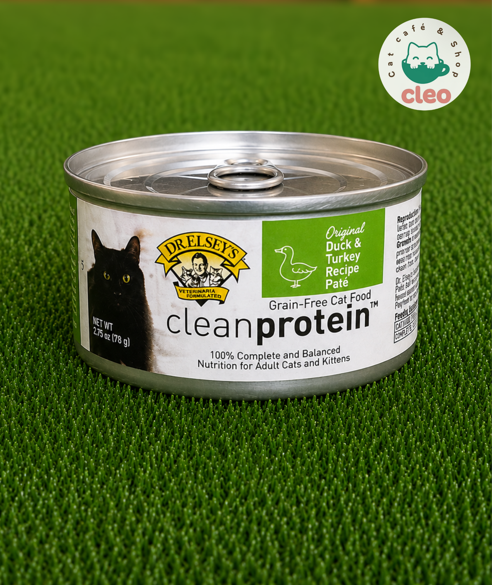 Dr. Elsey’s cleanprotein Duck & Turkey Recipe Paté 78 g | Comida Húmeda Grain Free Alta en Proteína