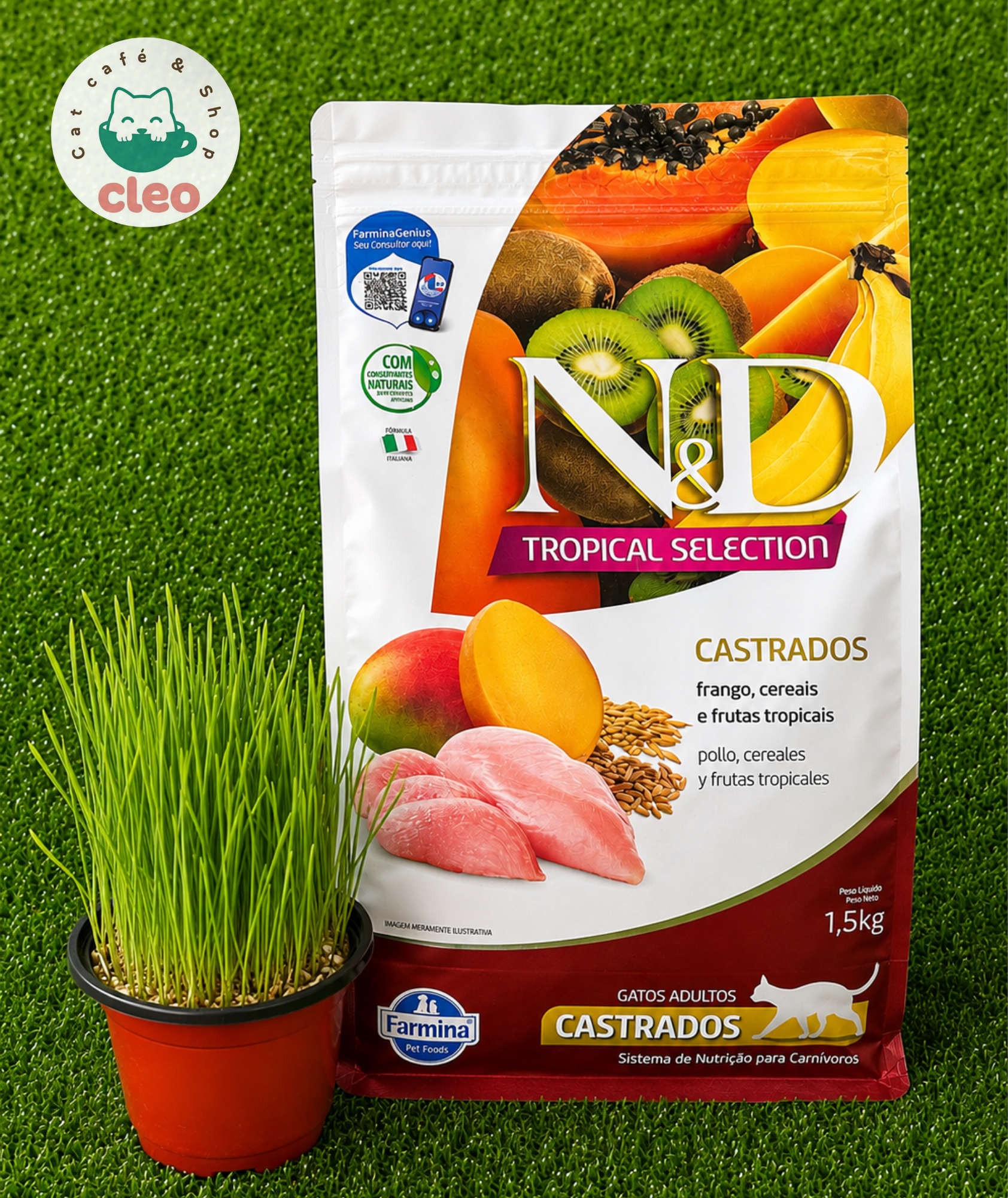 Farmina N&D Tropical Selection Neutered Chicken, Spelt, Oats & Tropical Fruits 1.5 kg