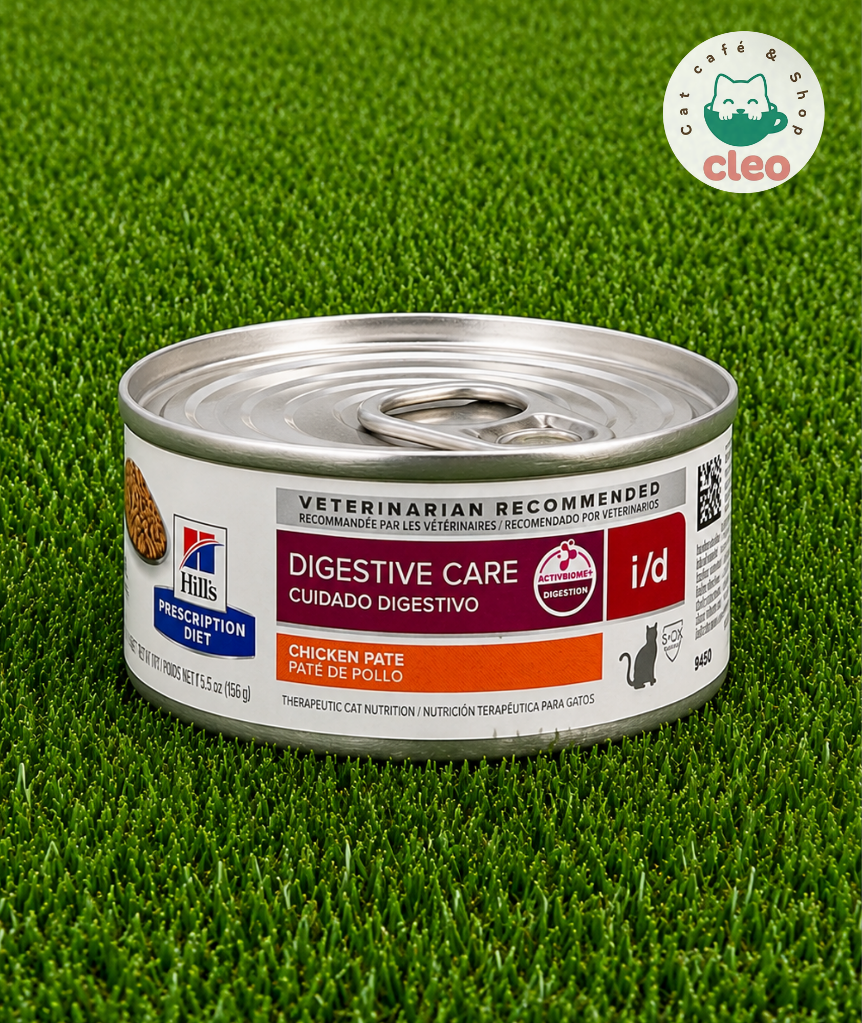 Hill’s Prescription Diet i/d Digestive Care Chicken Paté 156 g | Alimento Húmedo para Cuidado Digestivo del Gato